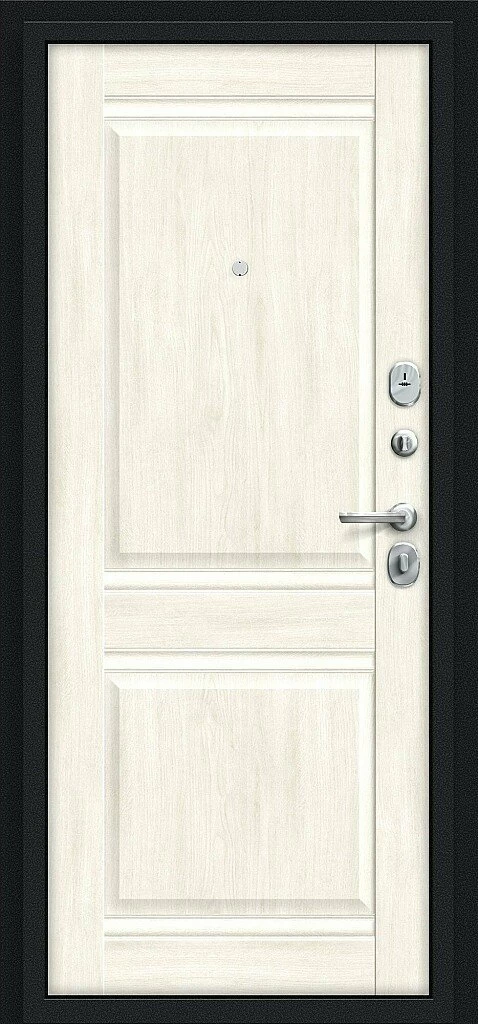Фото Входная дверь Некст Kale Букле черное/Nordic Oak BR4543 внутренняя сторона