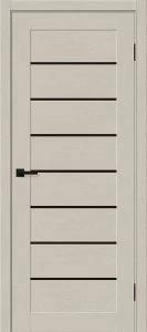 Межкомнатная дверь Браво-22 Black Shine Cream Silkwood BR5925
